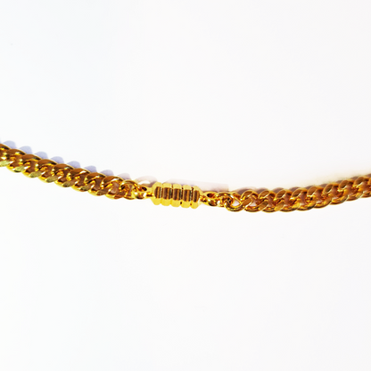 Magnethalsband, guld