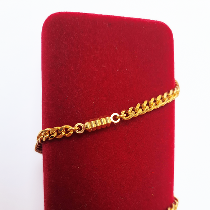 Magnethalsband, guld