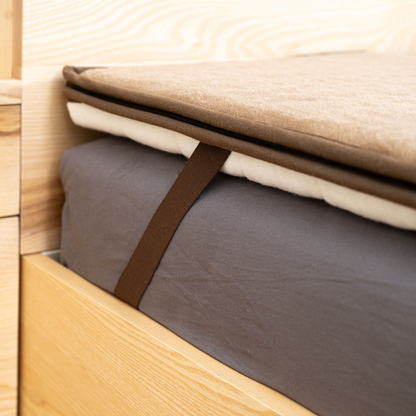 Bäddmadrass i Kamel m/ Latex & Magneter - Demovara